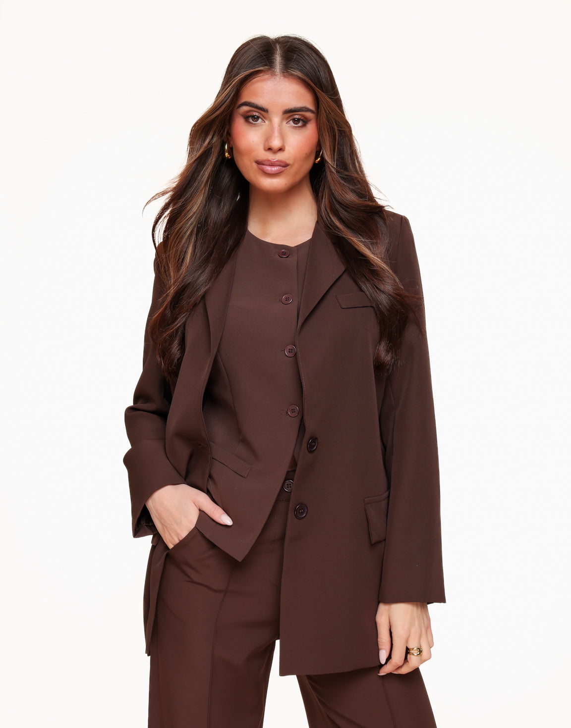High-Button Vest