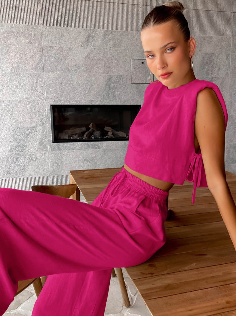 Chic Crop & Wide-Leg Set