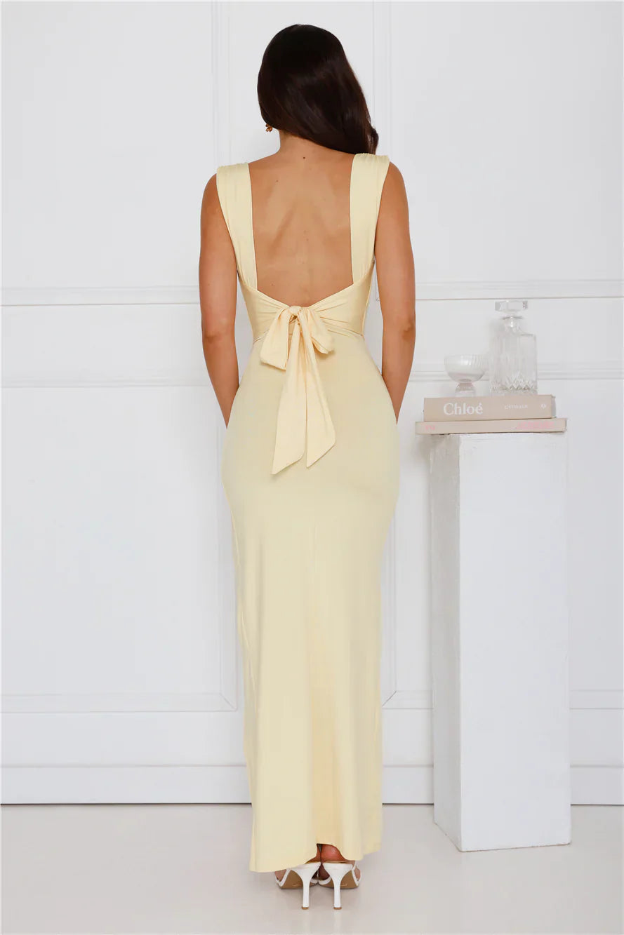 Timeless Slit Maxi Dress