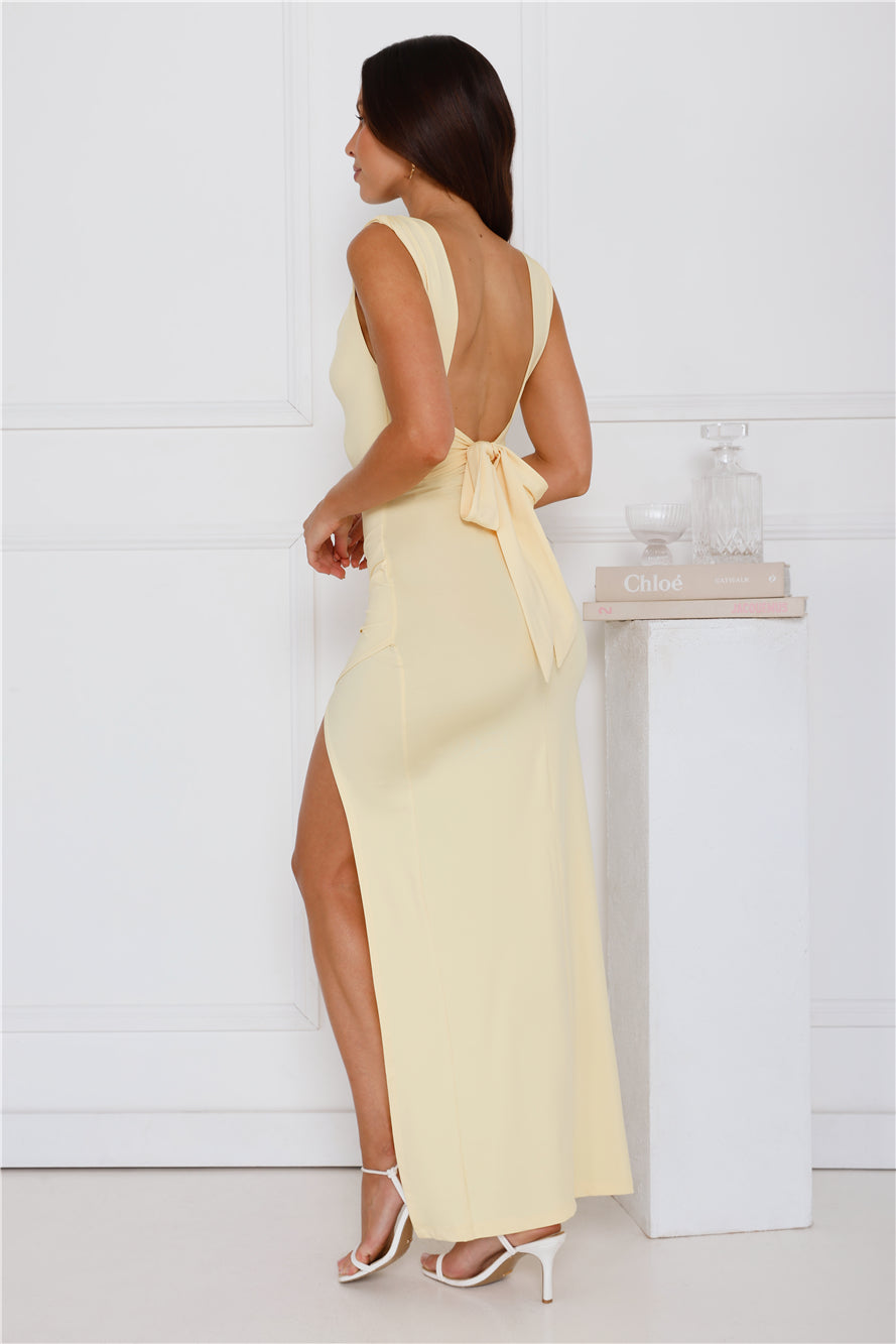 Timeless Slit Maxi Dress