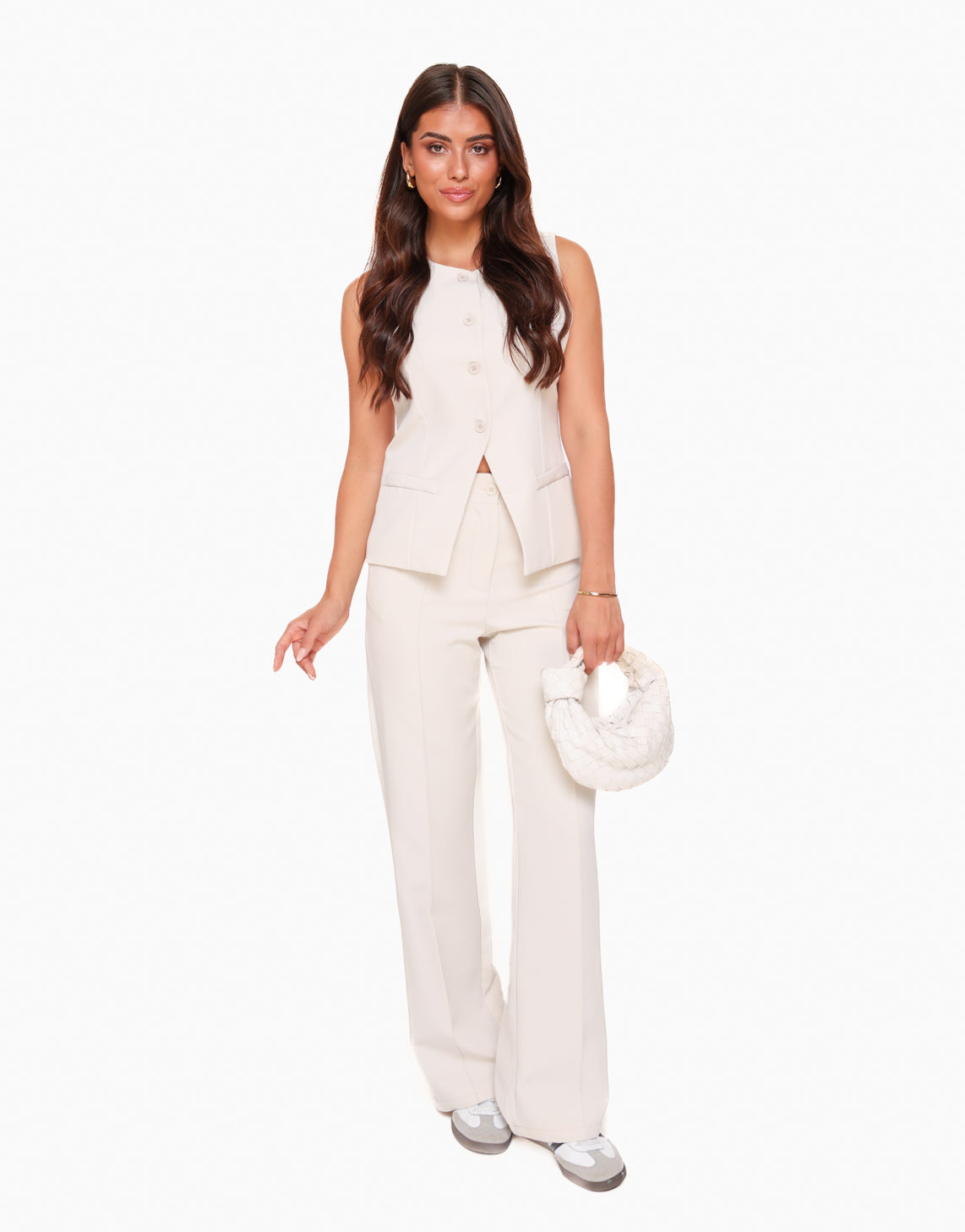 High-Button Vest