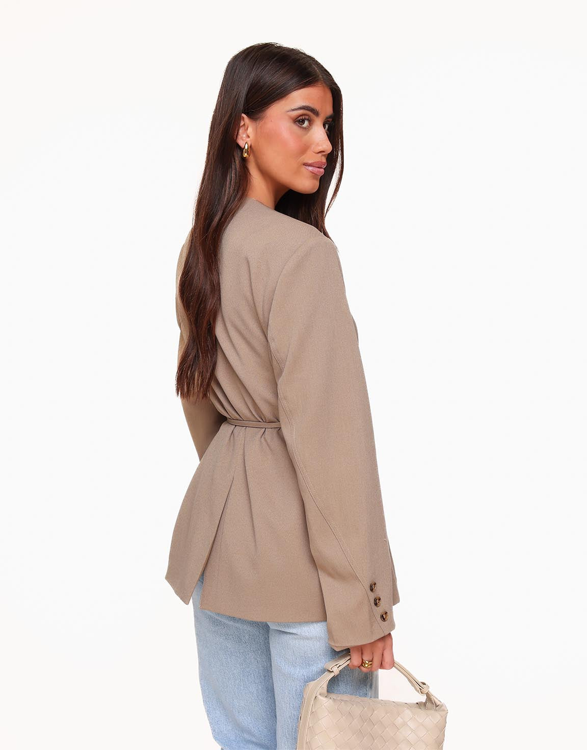 Oversized Wrap Blazer