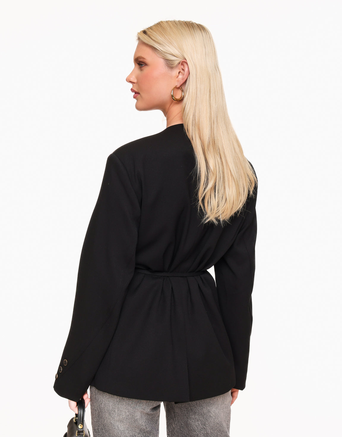 Oversized Wrap Blazer